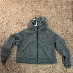 Dark Gray Lululemon full zip scuba